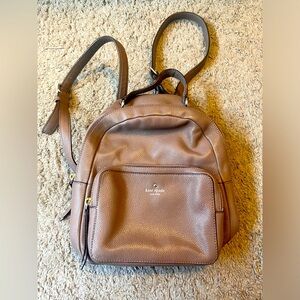 Kate Spade Mauve Leather Backpack